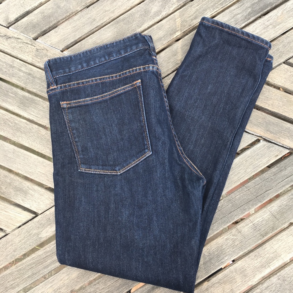 J Crew Toothpick Ankle Jeans